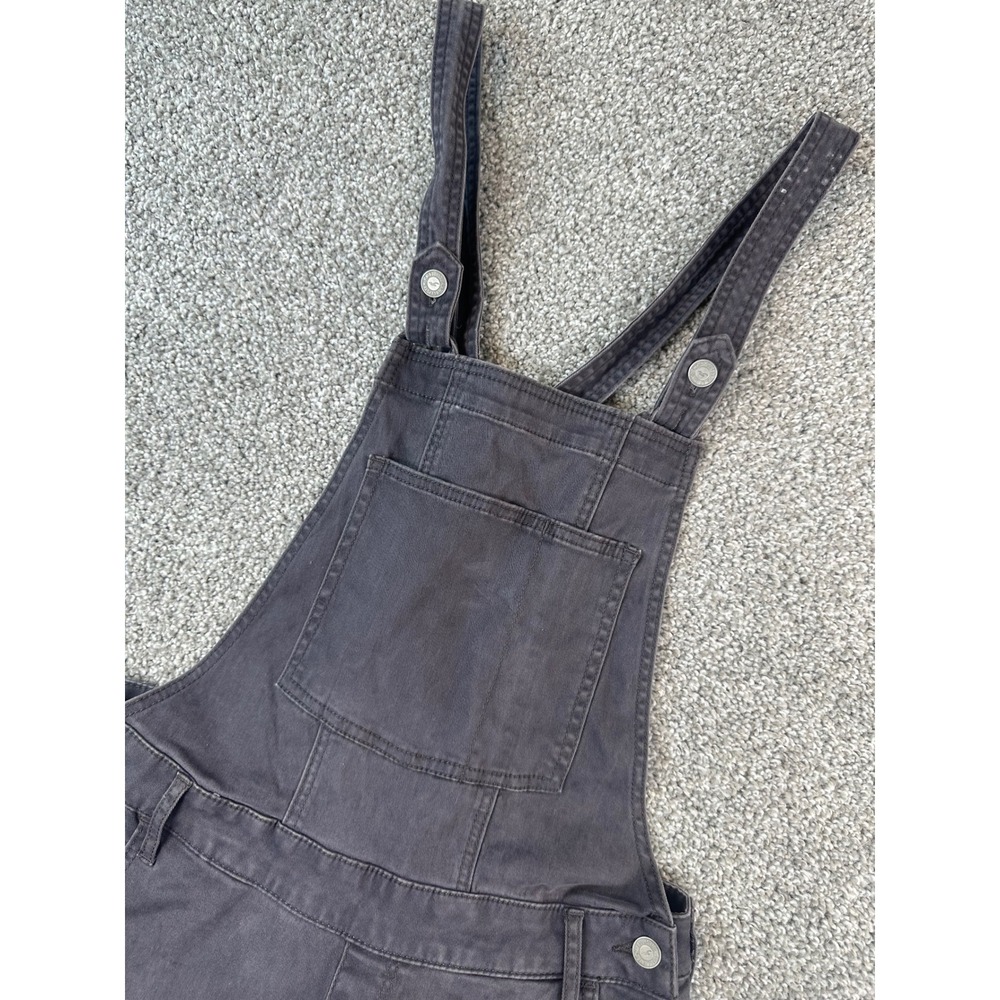 Hollister Overalls Women Medium Twill Tapered Leg Bib Gorpcore Utilitarian